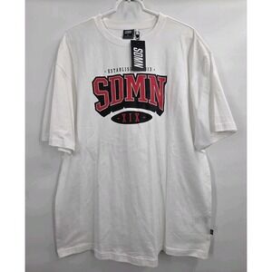 SIDEMEN YOUTUBE SDMN VARSITY SHIRT MENS XL WHITE BLACK OFFICIAL YOUTUBE NEW TAGS